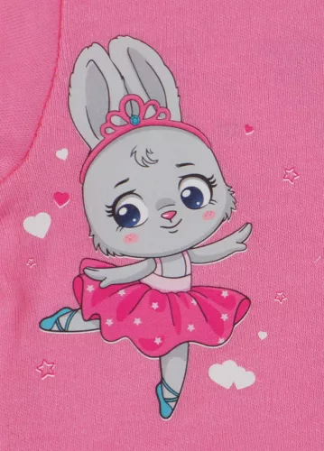 Baba kocsikabát Nyuszis  mintával