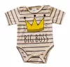 Rövid ujjú dupla patentos " Big Boss" feliratú baba body