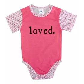 A.Bébi ru kombi egyfal Vp. V.PINK/FEHÉR SZÍVES 068