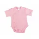 Rövid ujjú elöl patentos baba body
