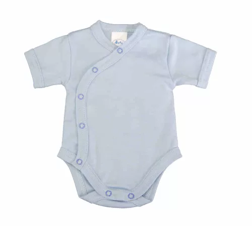 Rövid ujjú elöl patentos baba body