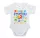 Rövid ujjú baba body Balaton mintával