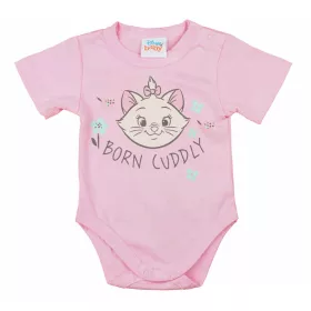 ABR Rövid ujjú pamut body - Rózsaszín - Marie cica (50)