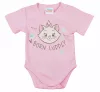 ABR Rövid ujjú pamut body - Rózsaszín - Marie cica (74)