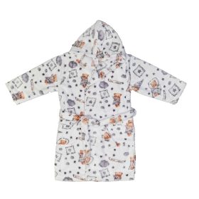 Pihe-puha wellsoft anyagból készült kapucnis köntös.