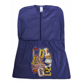 Oviszsák elöl cipzáras, zsebes - Bulldog mintával