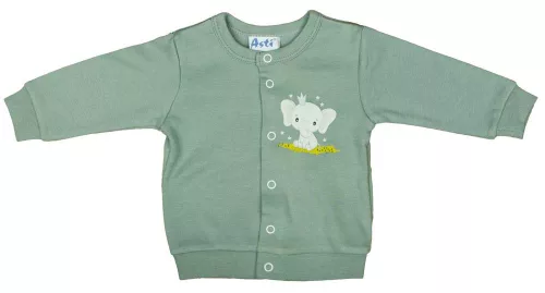 Pamut baba kocsikabát Elefántos mintával