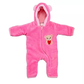 Kapucnis wellsoft bélelt baba overál Maci mintával