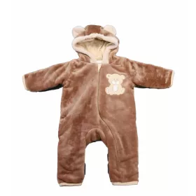 Kapucnis wellsoft bélelt baba overál Maci mintával