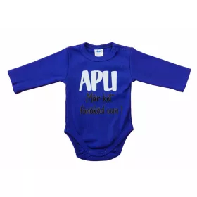 Feliratos rövid ujjú baba body