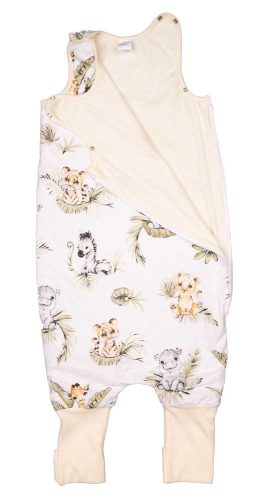 Állatmintás ujjatlan bélelt tipegő hálózsák 2 TOG