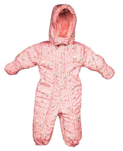 Mintás vízlepergetős, kapucnis bélelt overál kesztyűvel