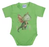 Rövid ujjú baba body vagány Sárkány mintával