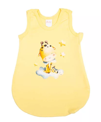 Ujjatlan vékony pamut hálózsák Zsiráfos mintával 1 TOG