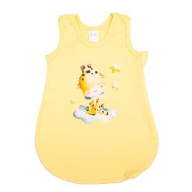 Ujjatlan vékony pamut hálózsák Zsiráfos mintával 1 TOG