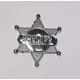 Sheriff cowboy csillag farsangi kiegészítő
