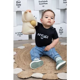   Dorko "Nyugi" mintával nyomot rövid ujjú baba body