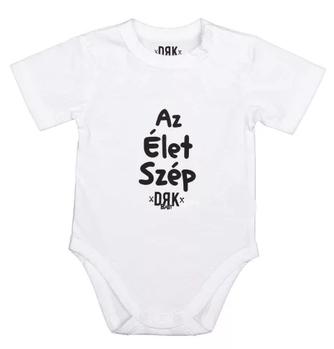 Dorko "Az Élet Szép" mintával nyomot rövid ujjú baba body