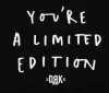Dorko "You're a limited edition" mintával nyomot rövid ujjú baba body