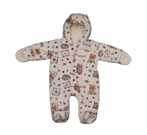 ABR Kapucnis bélelt wellsoft baba overál Macis mintával 62