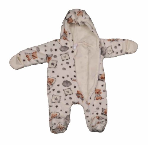 ABR Kapucnis bélelt wellsoft baba overál Macis mintával 62