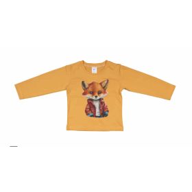Hosszú ujjú fiú póló vagány róka mintával