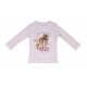 Hosszú ujjú kislány póló cuki Macis mintával