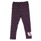 Belül enyhén bolyhos kislány leggings cica mintával