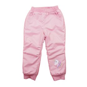   Lányka bélelt vízlepergetős nadrág – Unikornis mintával