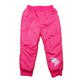   Lányka bélelt vízlepergetős nadrág – Unikornis mintával