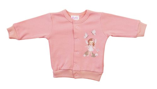 Vékony pamut baba kocsikabát – Tündér mintával