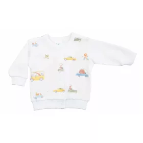 Baba kocsikabát Autós mintával, pamut