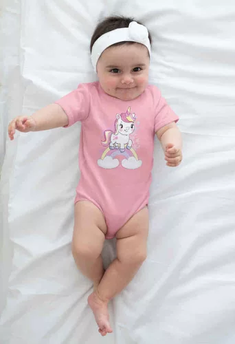 Rövid ujjú baba body