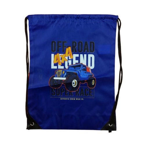 Zsinóros tornazsák Kisfiú Off Road mintával