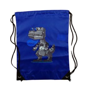 Zsinóros tornazsák Kisfiú robot kutya mintával