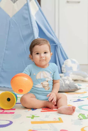 Rövid ujjú baba body