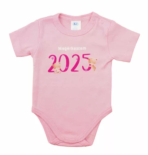 Rövid ujjú bébi kombidressz