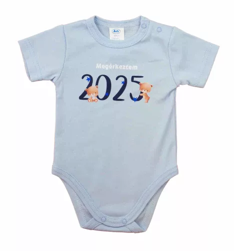 Rövid ujjú bébi kombidressz