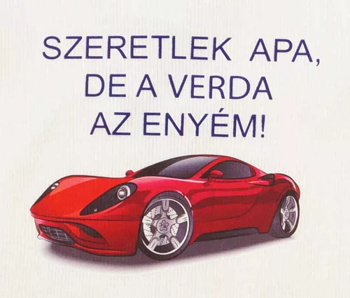 Feliratos rövid ujjú baba body