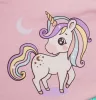 A Rövid ujjú kislány baba napozó - unikornis mintával