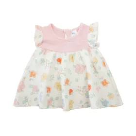 Ujjatlan vékony pamut kislány ruha