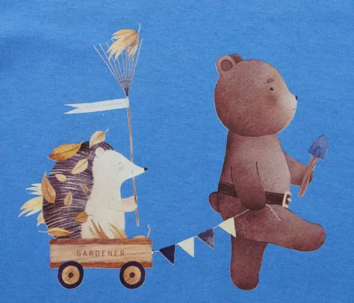 Hosszú ujjú fiú póló – Mackós mintával