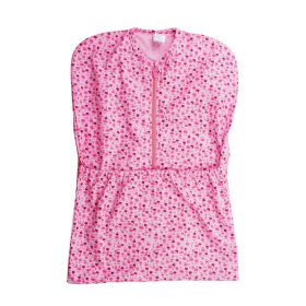 Oviszsák elöl cipzáras, zsebes – Virág mintával