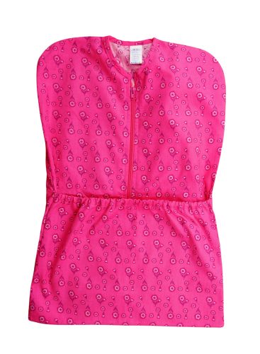 Oviszsák elöl cipzáras, zsebes – Virág mintával