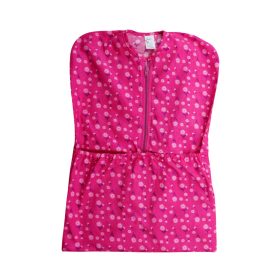 Oviszsák elöl cipzáras, zsebes – Virág mintával