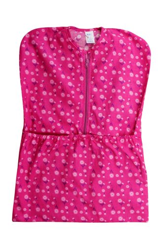 Oviszsák elöl cipzáras, zsebes – Virág mintával