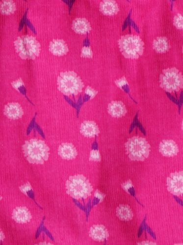 Oviszsák elöl cipzáras, zsebes – Virág mintával