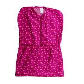 Oviszsák elöl cipzáras, zsebes – Virág mintával