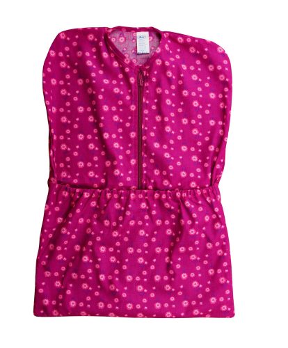 Oviszsák elöl cipzáras, zsebes – Virág mintával