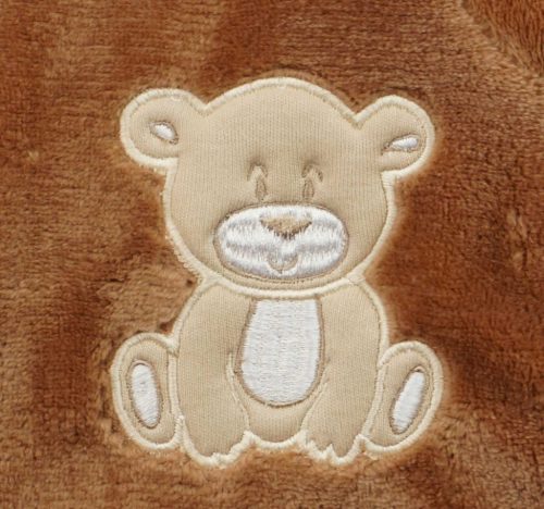 Kapucnis bélelt wellsoft baba overál Maci mintával